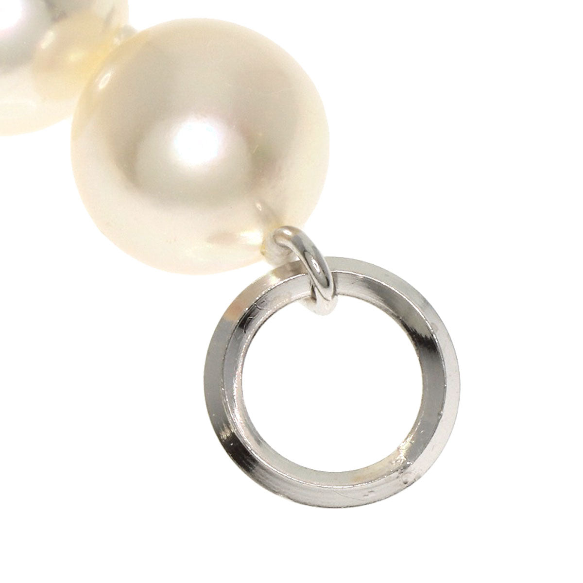 SELECT JEWELRY セレクトジュエリー アコヤパール 真珠 ネックレス K18WG レディース 中古