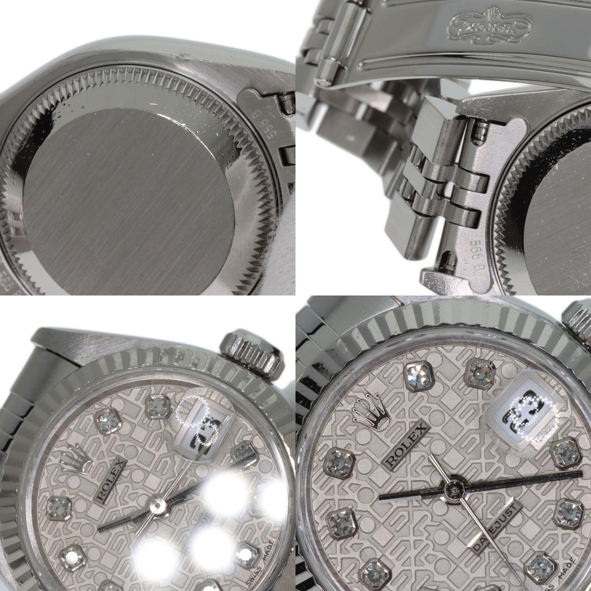 ロレックス 69174G デイトジャスト 10P ダイヤモンド 腕時計 中古 商品画像20