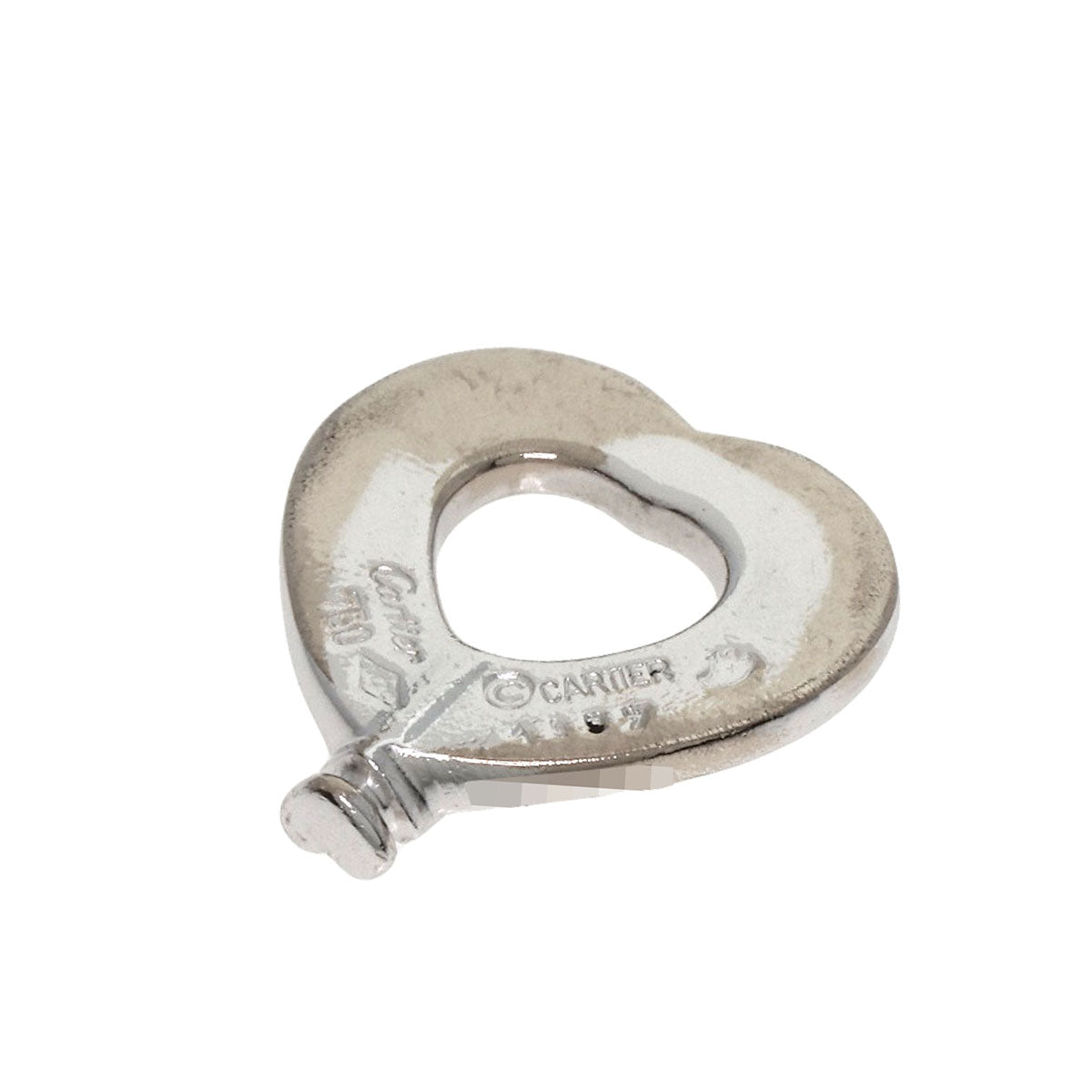 CARTIER カルティエ フィディリティ ハートキー付き ブレスレット K18WG レディース 中古