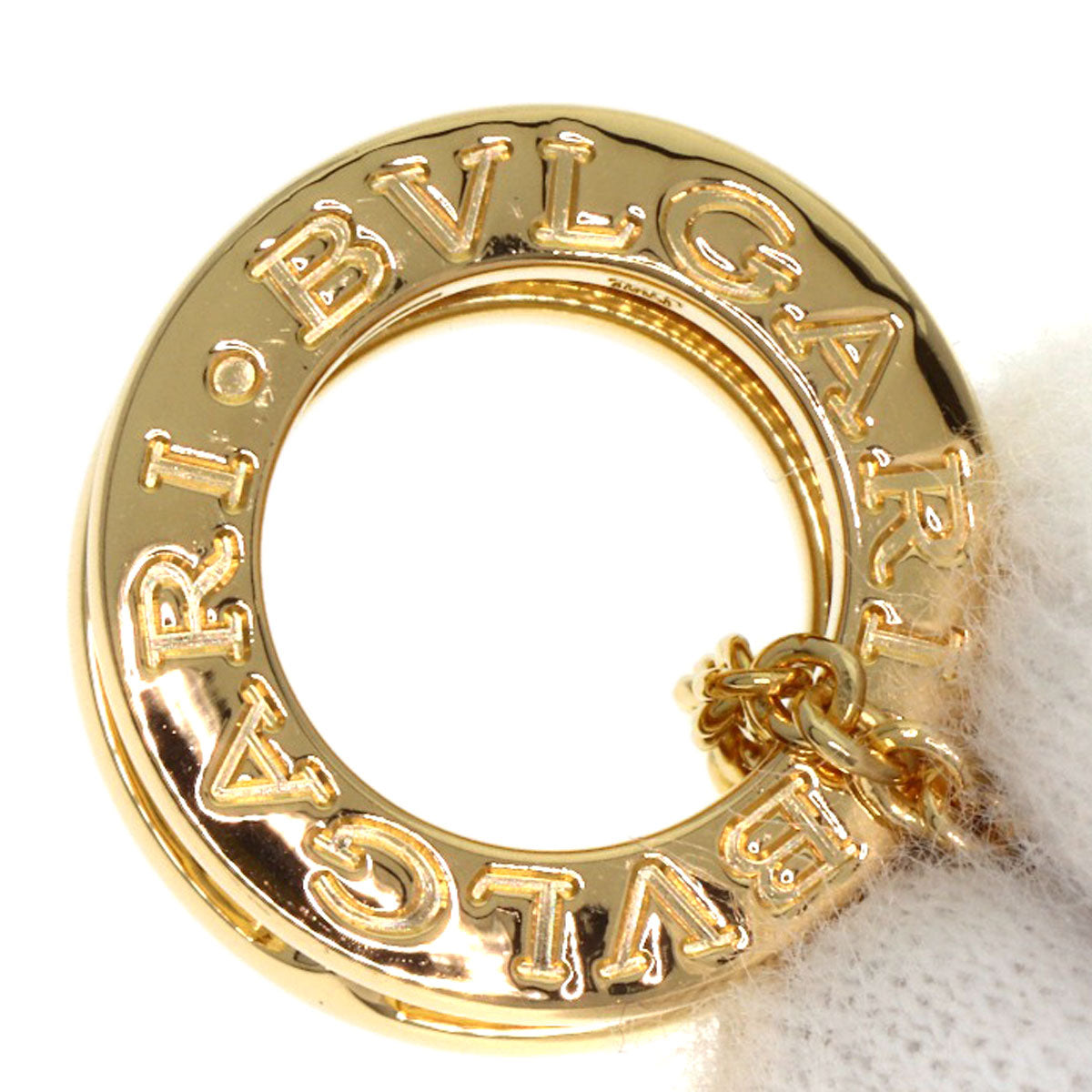 BVLGARI ブルガリ B-zero1 ビーゼロワン ネックレス K18YG レディース 中古