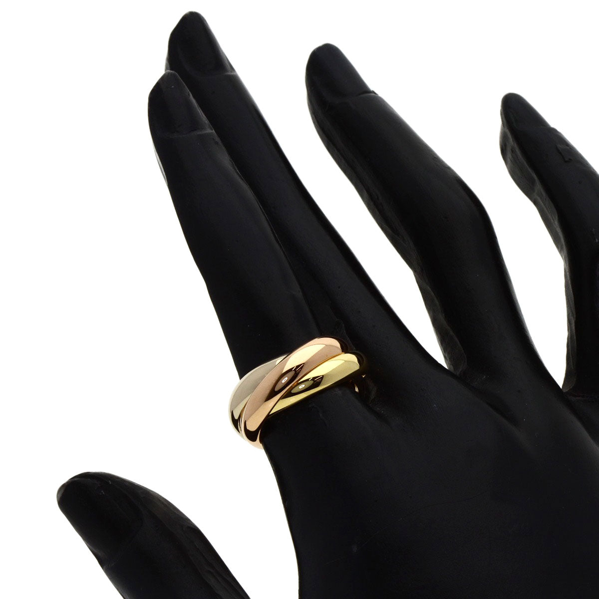 CARTIER カルティエ トリニティ #50 リング・指輪 K18YG レディース 中古