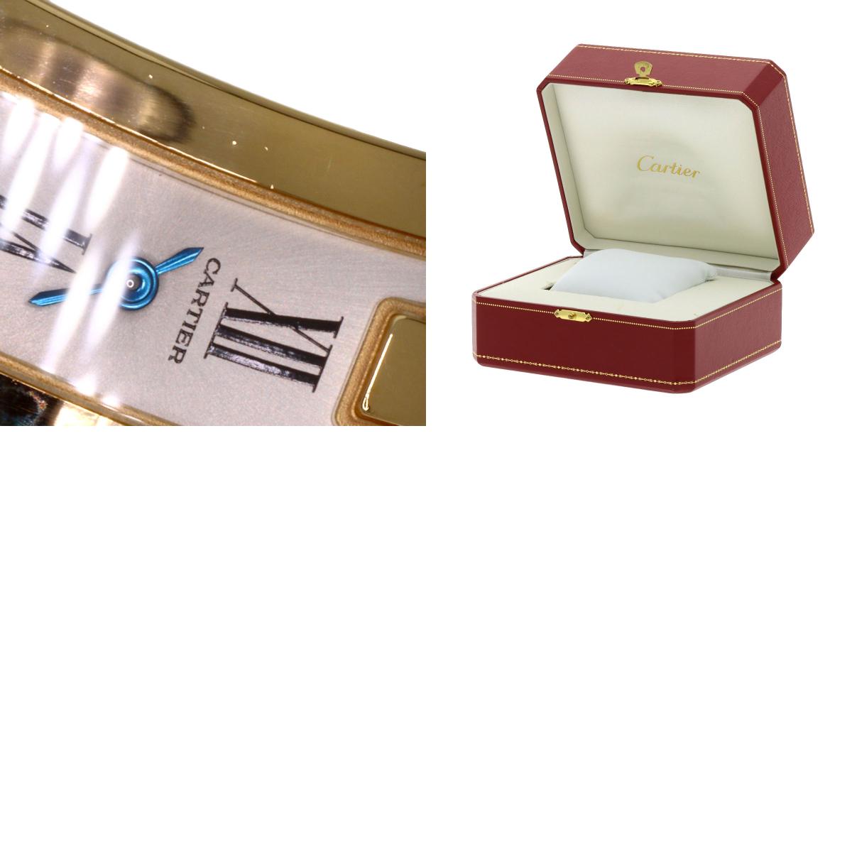 CARTIER カルティエ W700013J バレリーナ 腕時計 K18YG レディース 中古