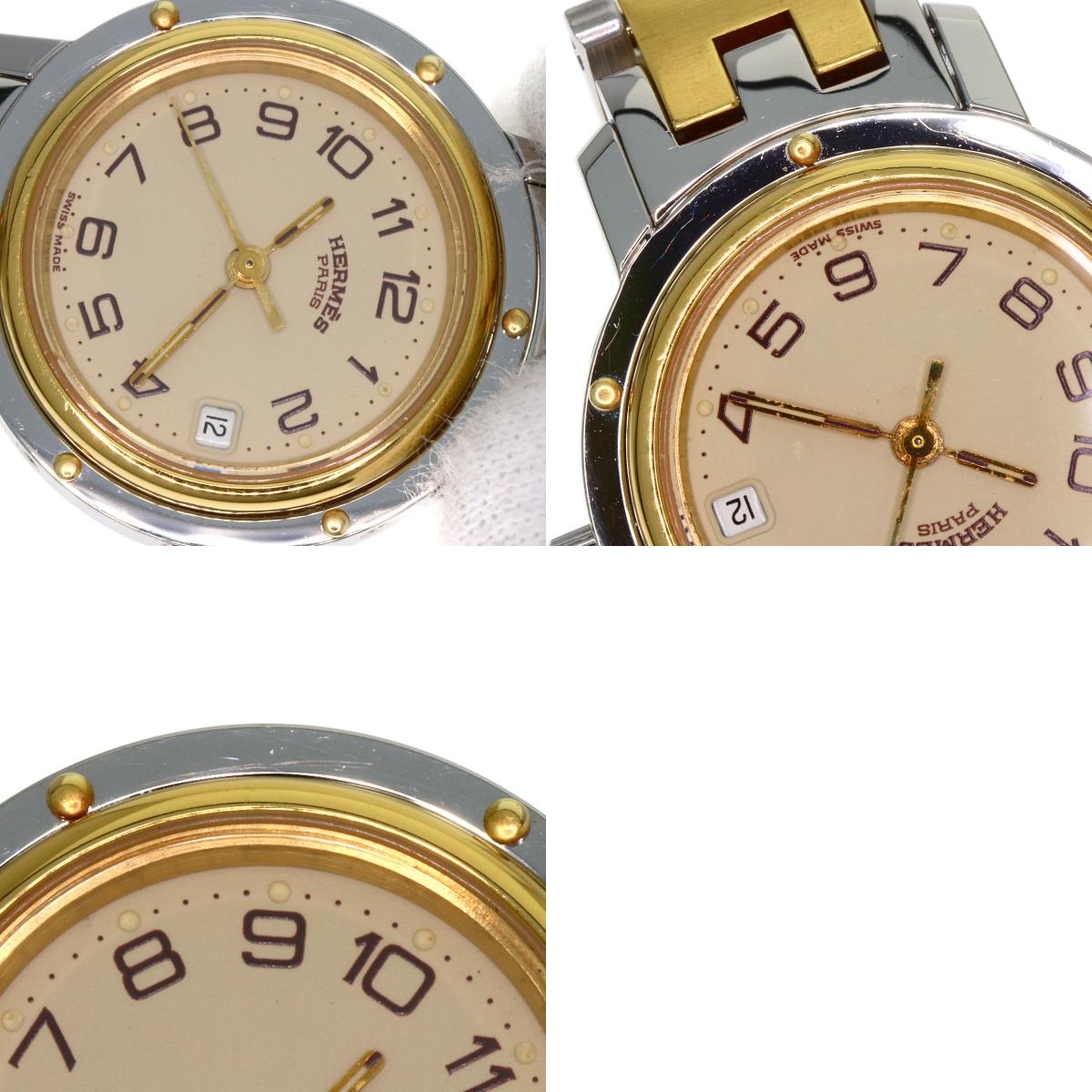 HERMES エルメス クリッパー 腕時計 SS レディース 中古