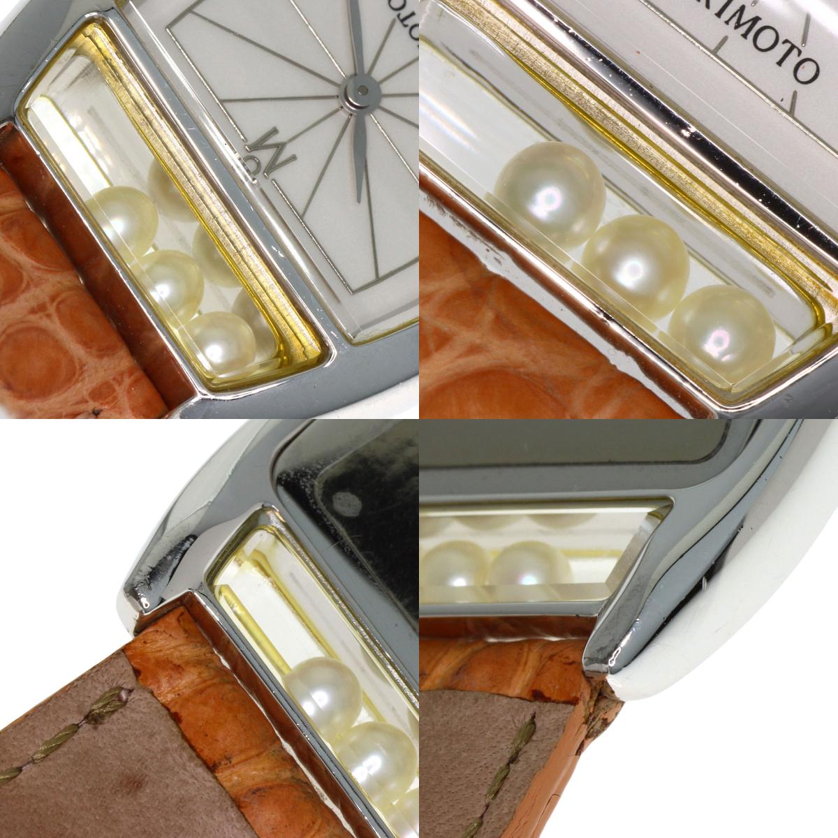 MIKIMOTO ミキモト パールウォッチ 腕時計 SS レディース 中古