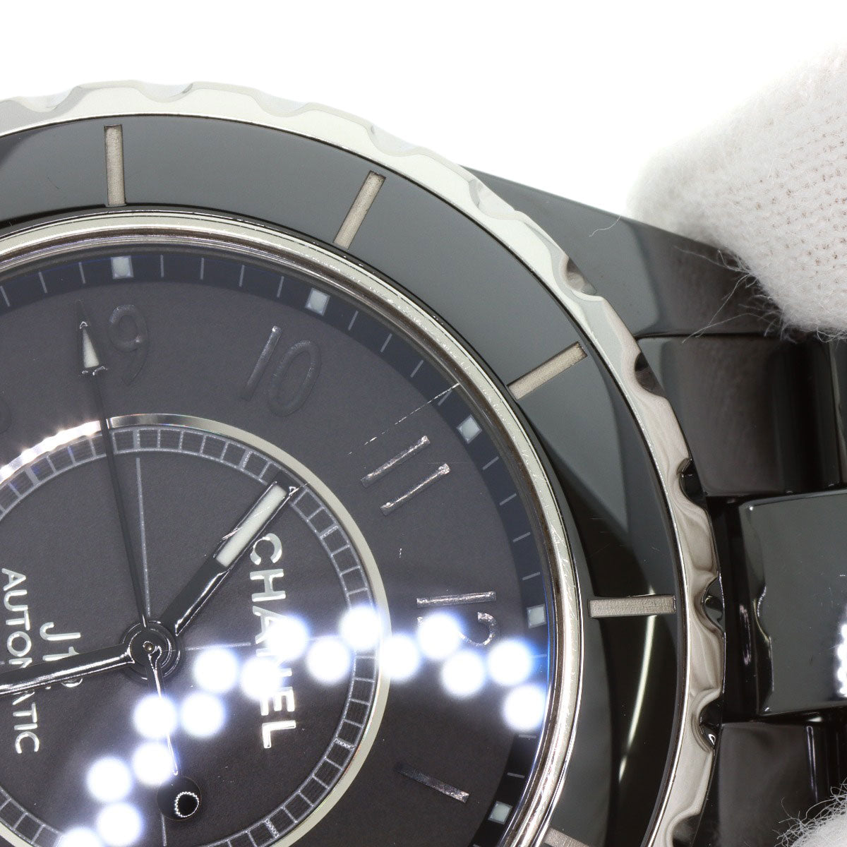 CHANEL シャネル H3829 J12 38mm インテンスブラック 腕時計 セラミック メンズ 中古