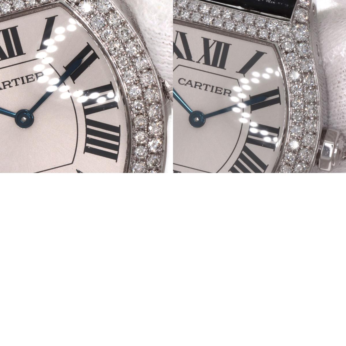 CARTIER カルティエ W504931 トーチュSM ダイヤモンド 腕時計 K18WG レディース 中古