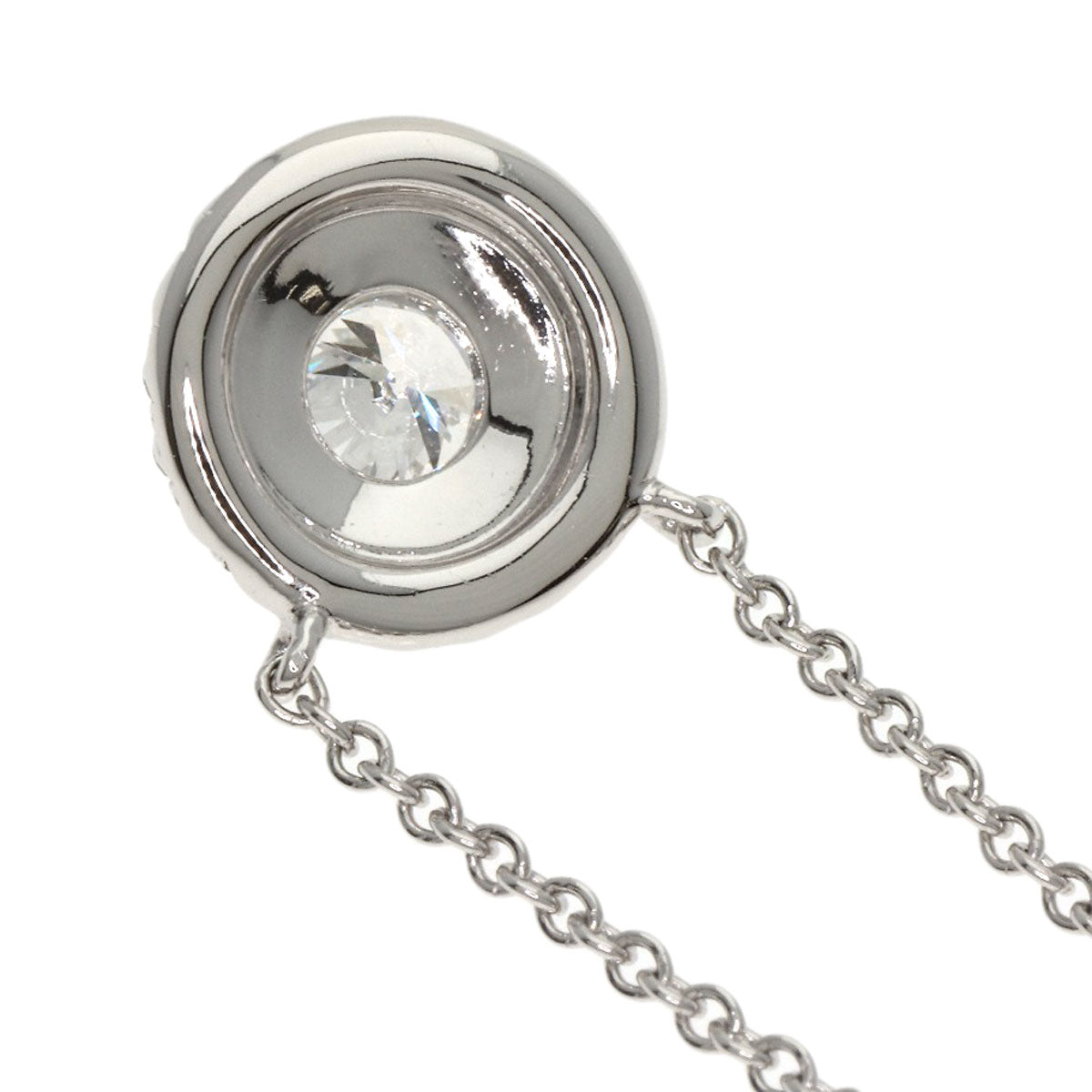 TIFFANY&Co. ティファニー ソレスト ダイヤモンド ネックレス PT950 レディース 中古