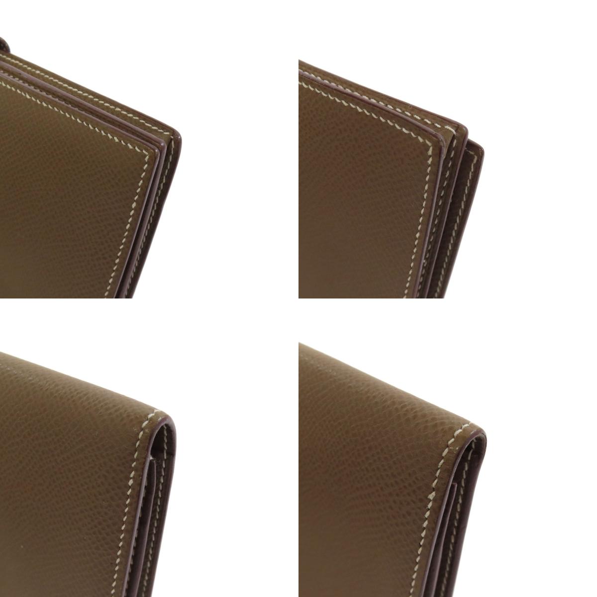 HERMES エルメス ベアンスフレ エトープ シルバー金具 長財布(小銭入れあり) エプソン レディース 中古