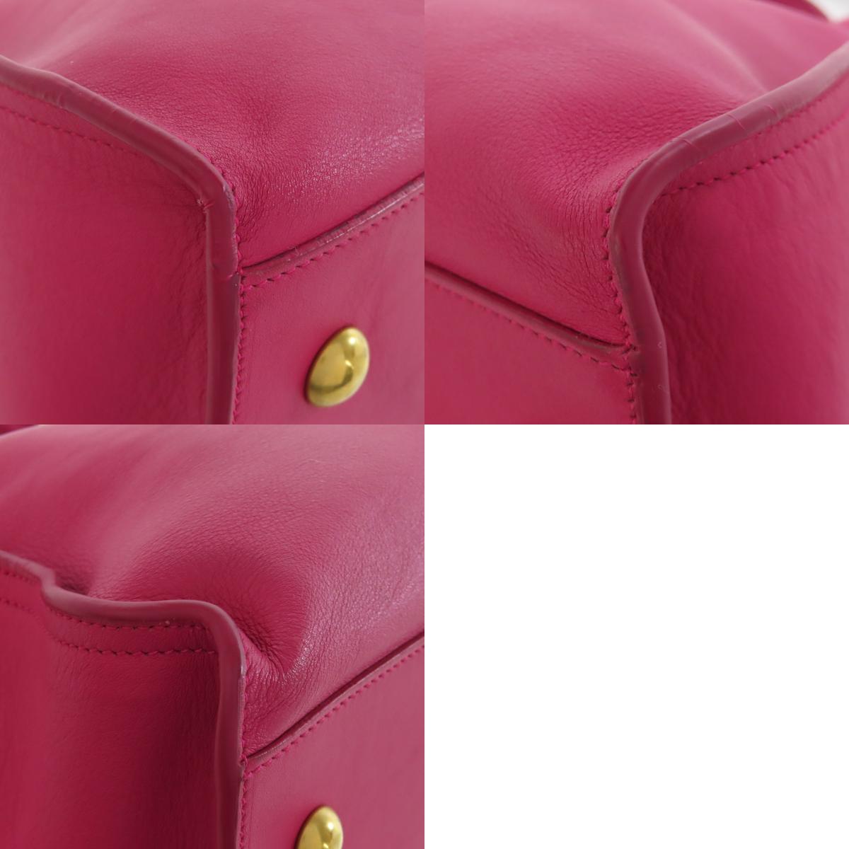 SAINT LAURENT サンローラン プチカバス 2WAY ハンドバッグ レザー レディース 中古