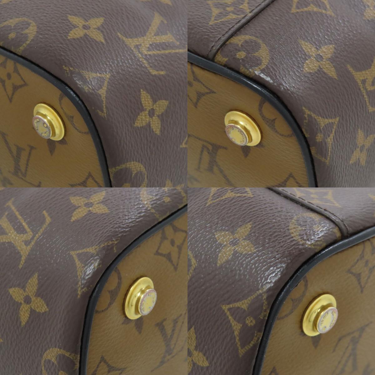 LOUIS VUITTON ルイヴィトン M45165 ヴァニティNV PM ハンドバッグ モノグラムリバース レディース 中古