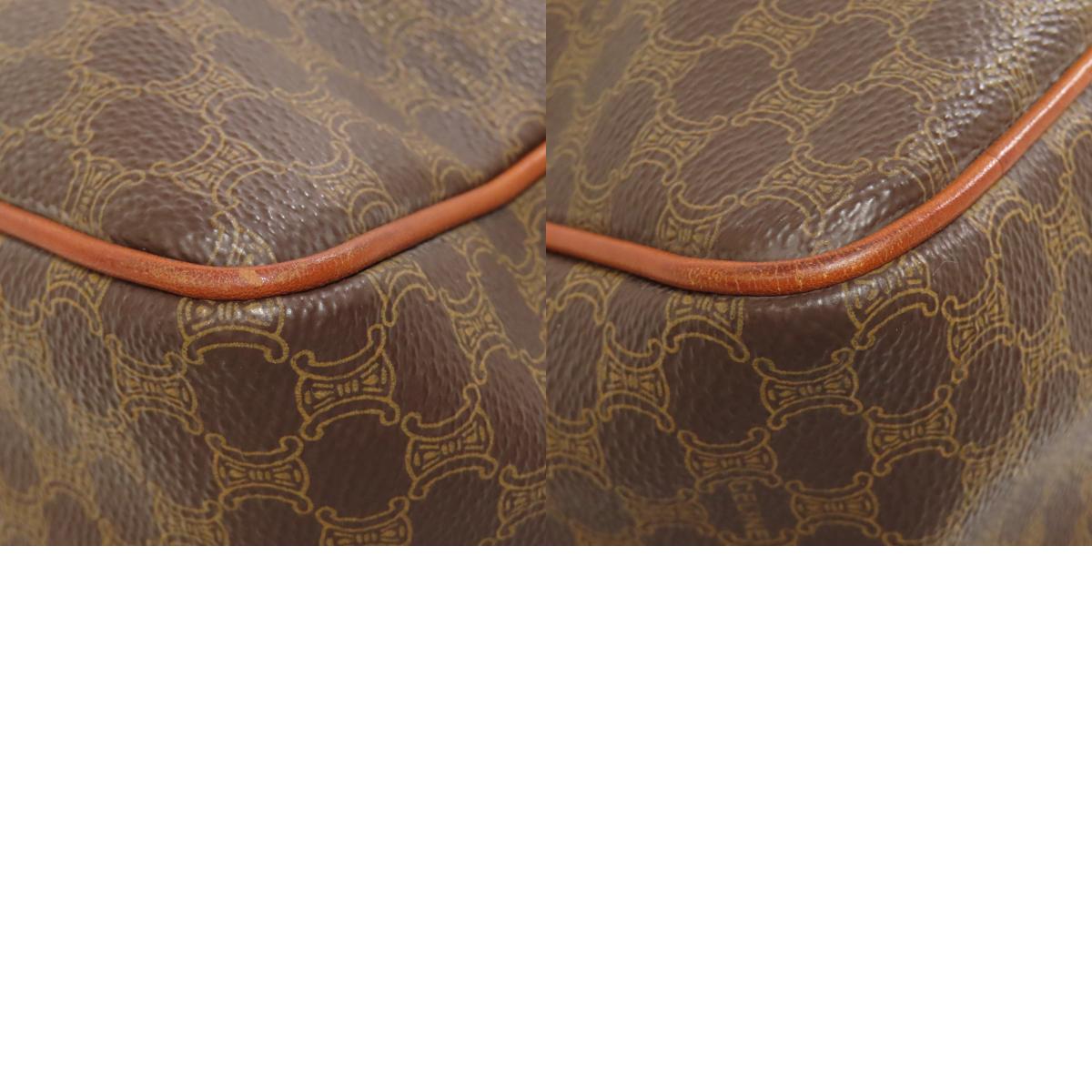 CELINE セリーヌ マカダム 2WAY ショルダーバッグ PVC レディース 中古