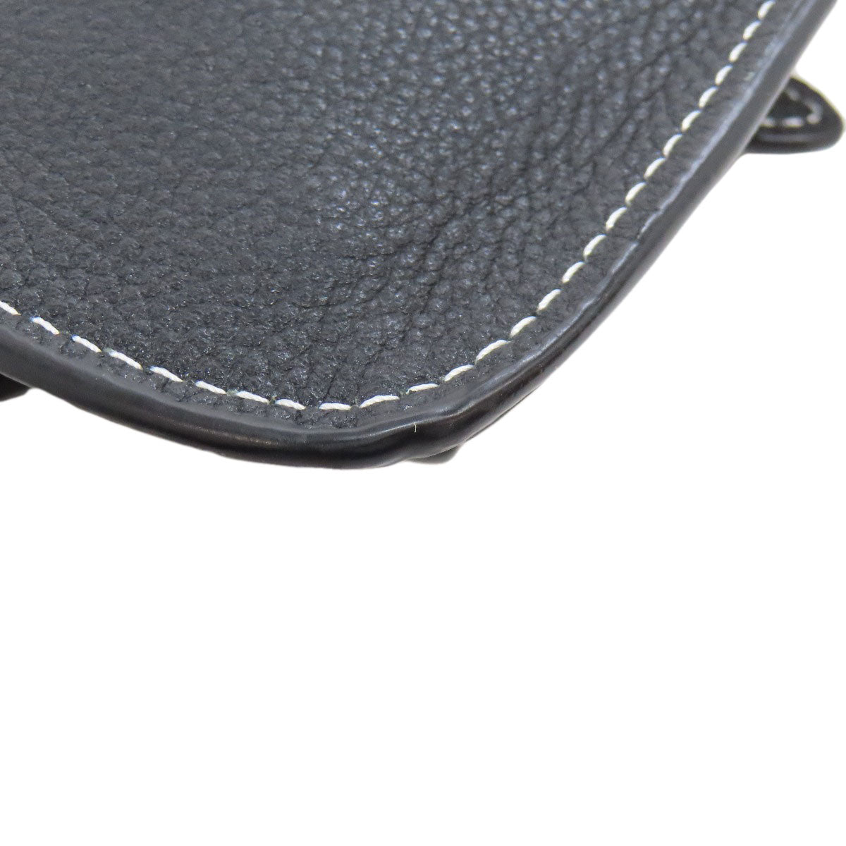 CHRISTIAN DIOR クリスチャンディオール ビー サドル ショルダーバッグ カーフ レディース 中古