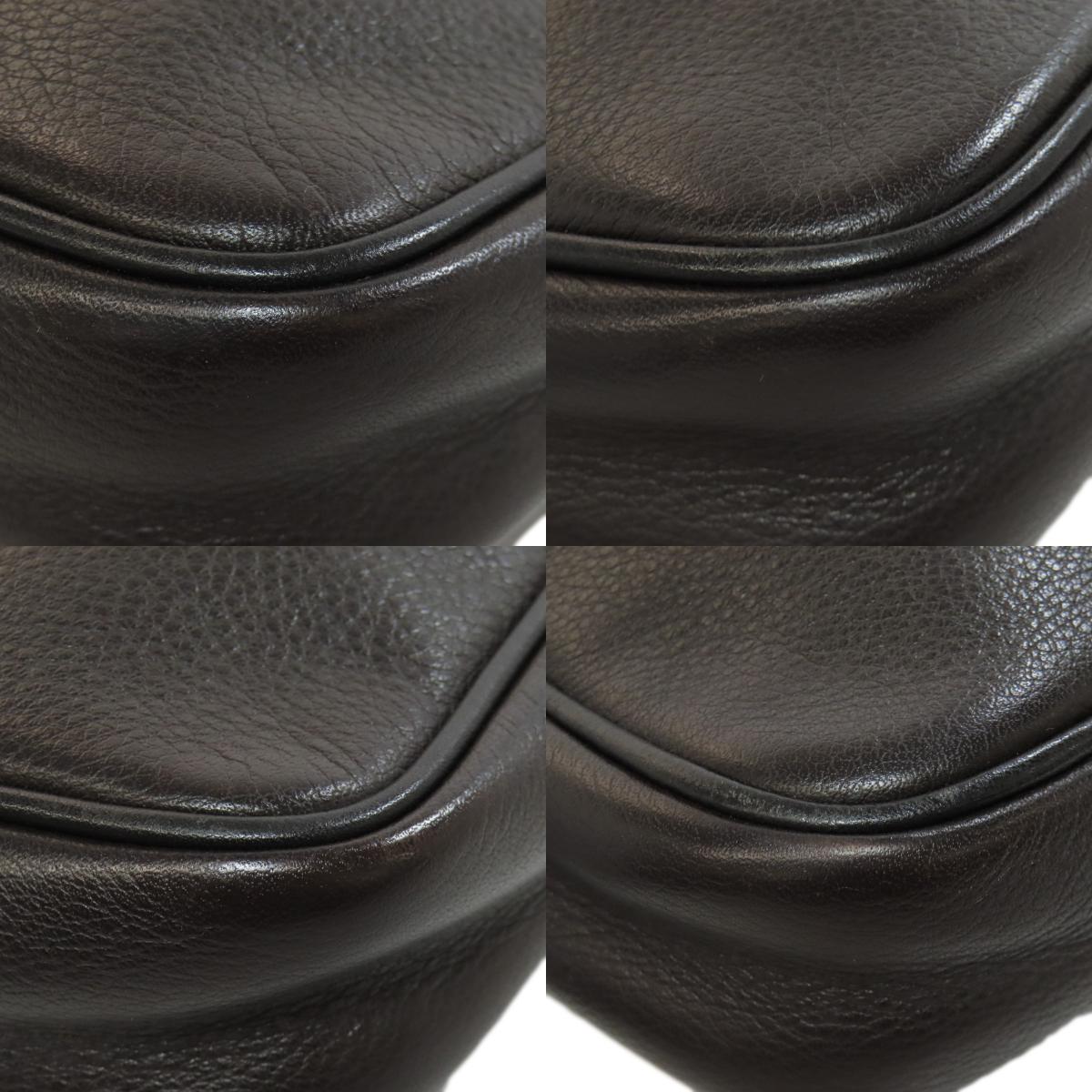 LOEWE ロエベ アナグラム ショルダーバッグ レザー レディース 中古