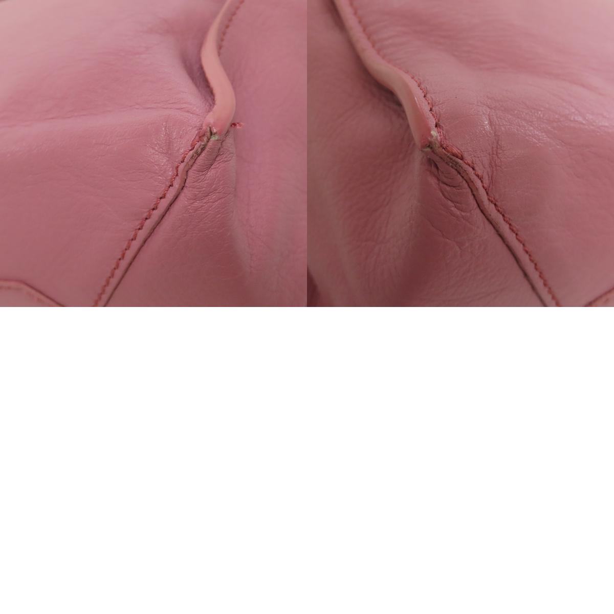 BALENCIAGA バレンシアガ 305572 ペーパーバッグ ミニ 2WAY ハンドバッグ カーフ レディース 中古