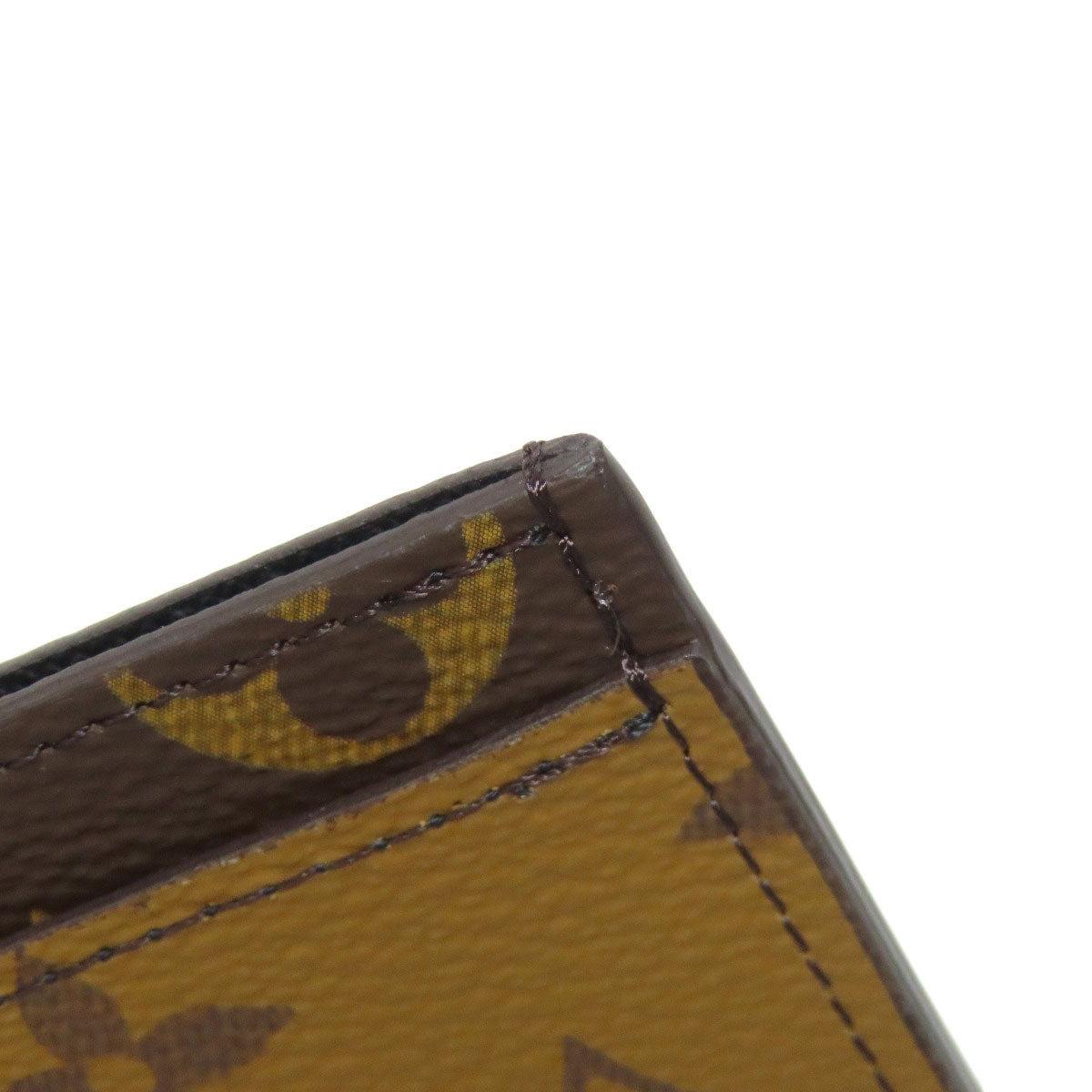 LOUIS VUITTON ルイヴィトン M69161 ポルトカルト・サーンプル カードケース モノグラムリバース レディース 中古