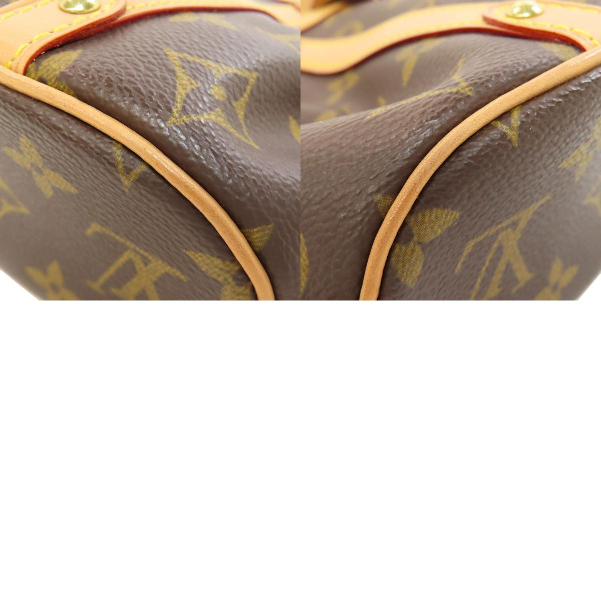 LOUIS VUITTON ルイヴィトン M92399 テダPM ハンドバッグ モノグラムキャンバス レディース 中古
