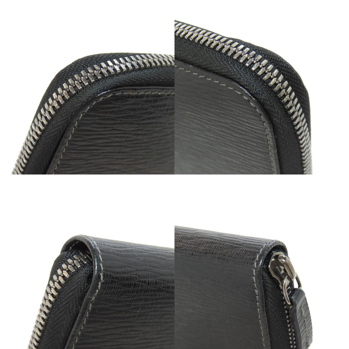 Salvatore Ferragamo サルヴァトーレフェラガモ ロゴ 長財布(小銭入れなし) レザー レディース 中古