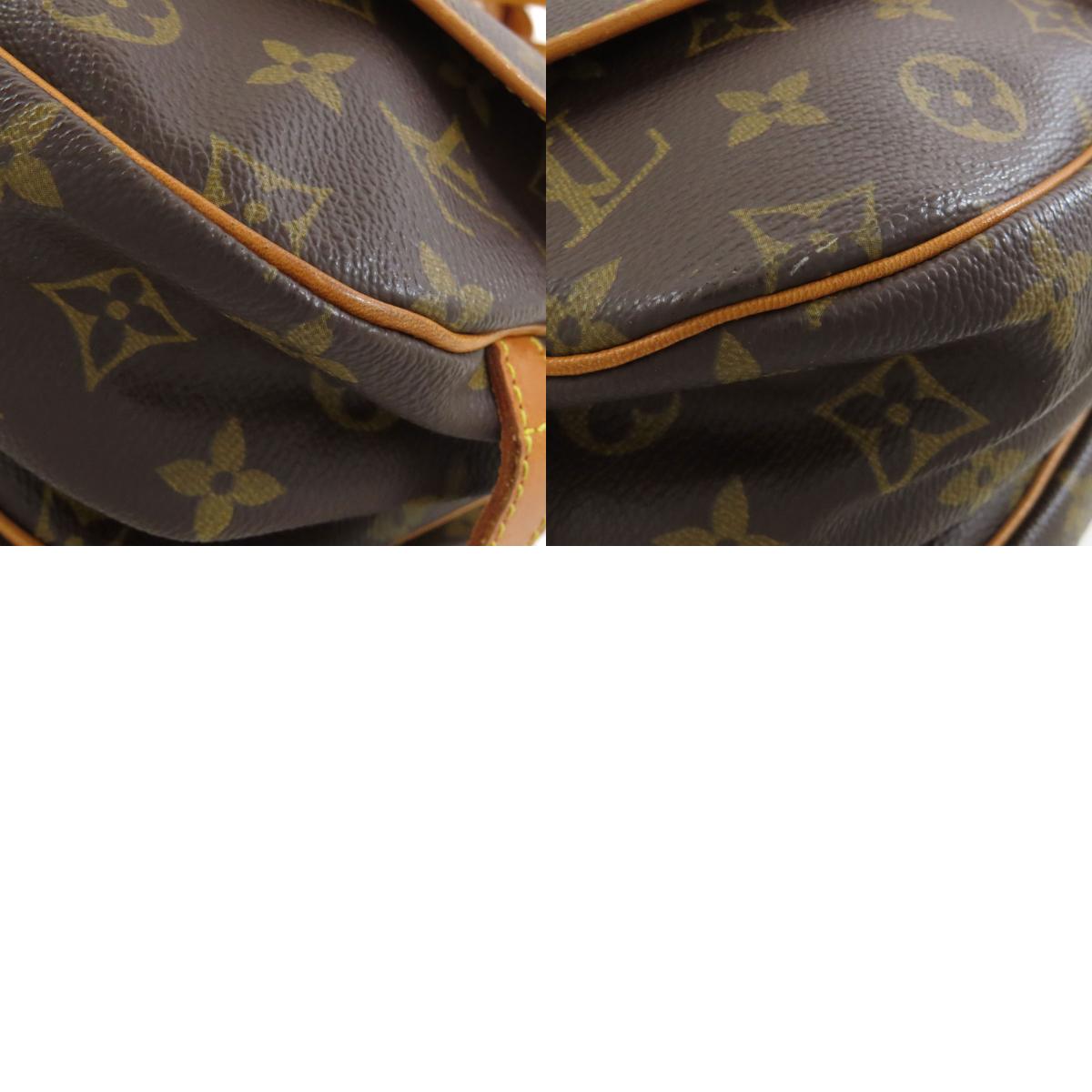 LOUIS VUITTON ルイヴィトン M40710 ソミュールMM ショルダーバッグ モノグラムキャンバス レディース 中古