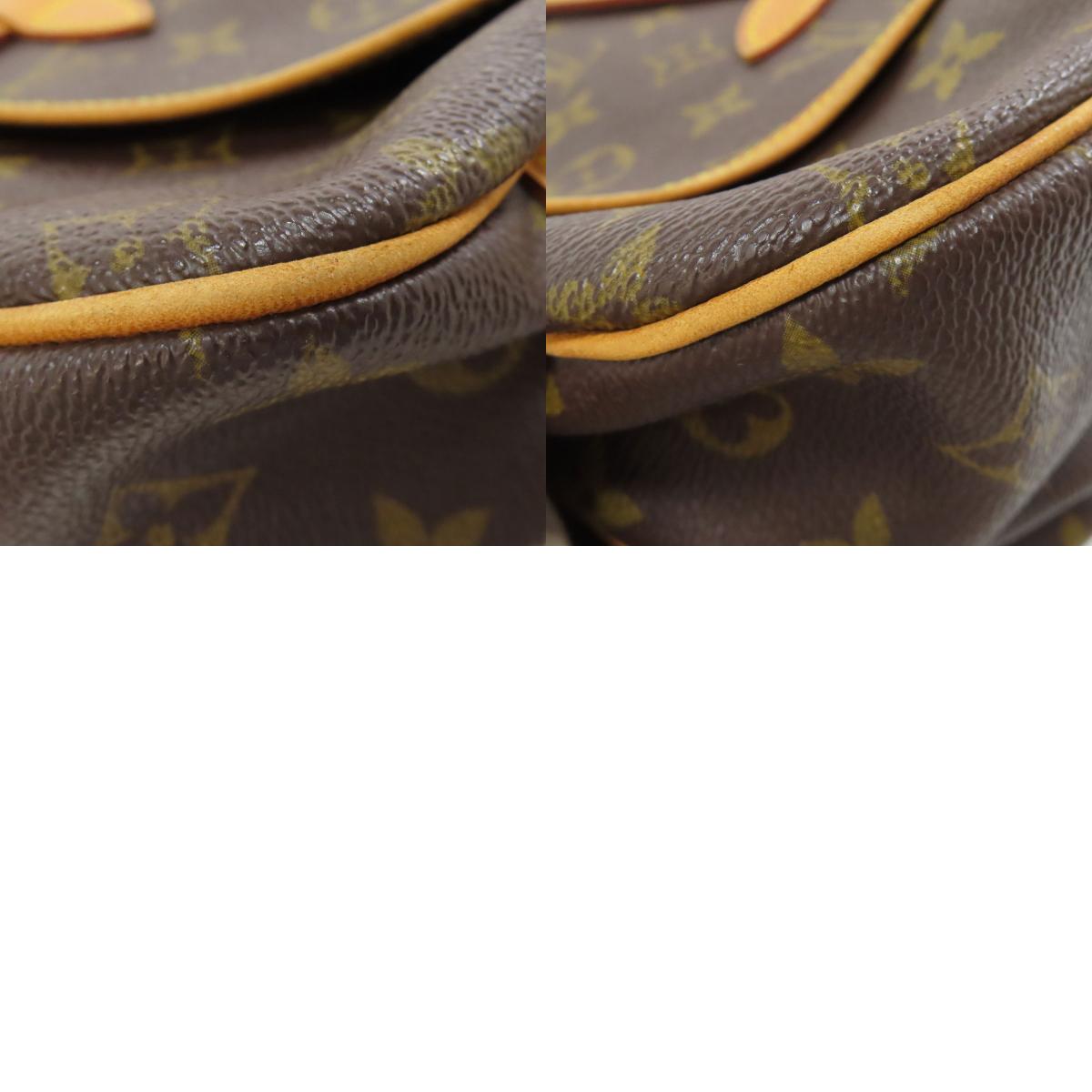 LOUIS VUITTON ルイヴィトン M40710 ソミュールMM ショルダーバッグ モノグラムキャンバス レディース 中古