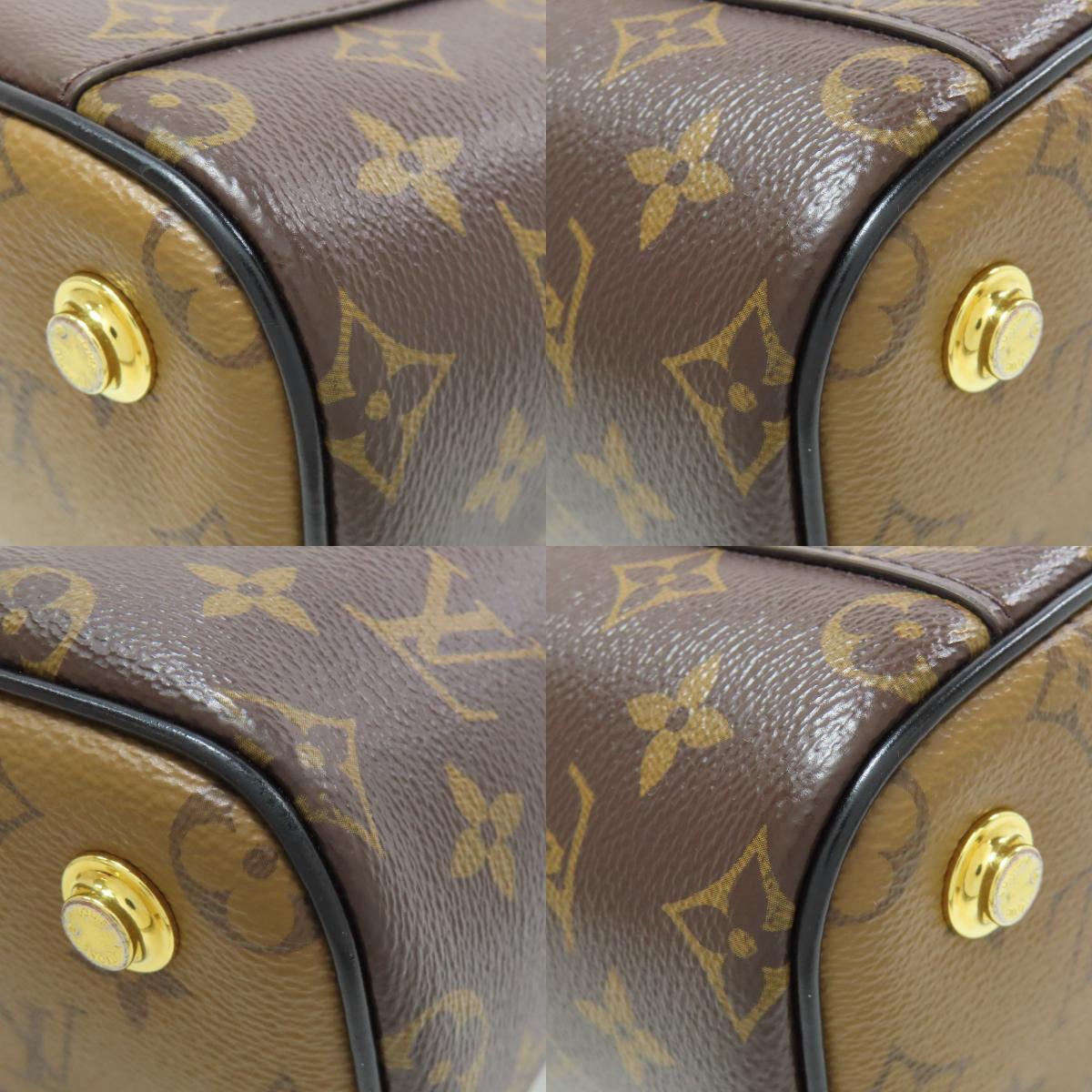 LOUIS VUITTON ルイヴィトン M45165 ヴァニティ NVPM ハンドバッグ モノグラムリバース レディース 中古