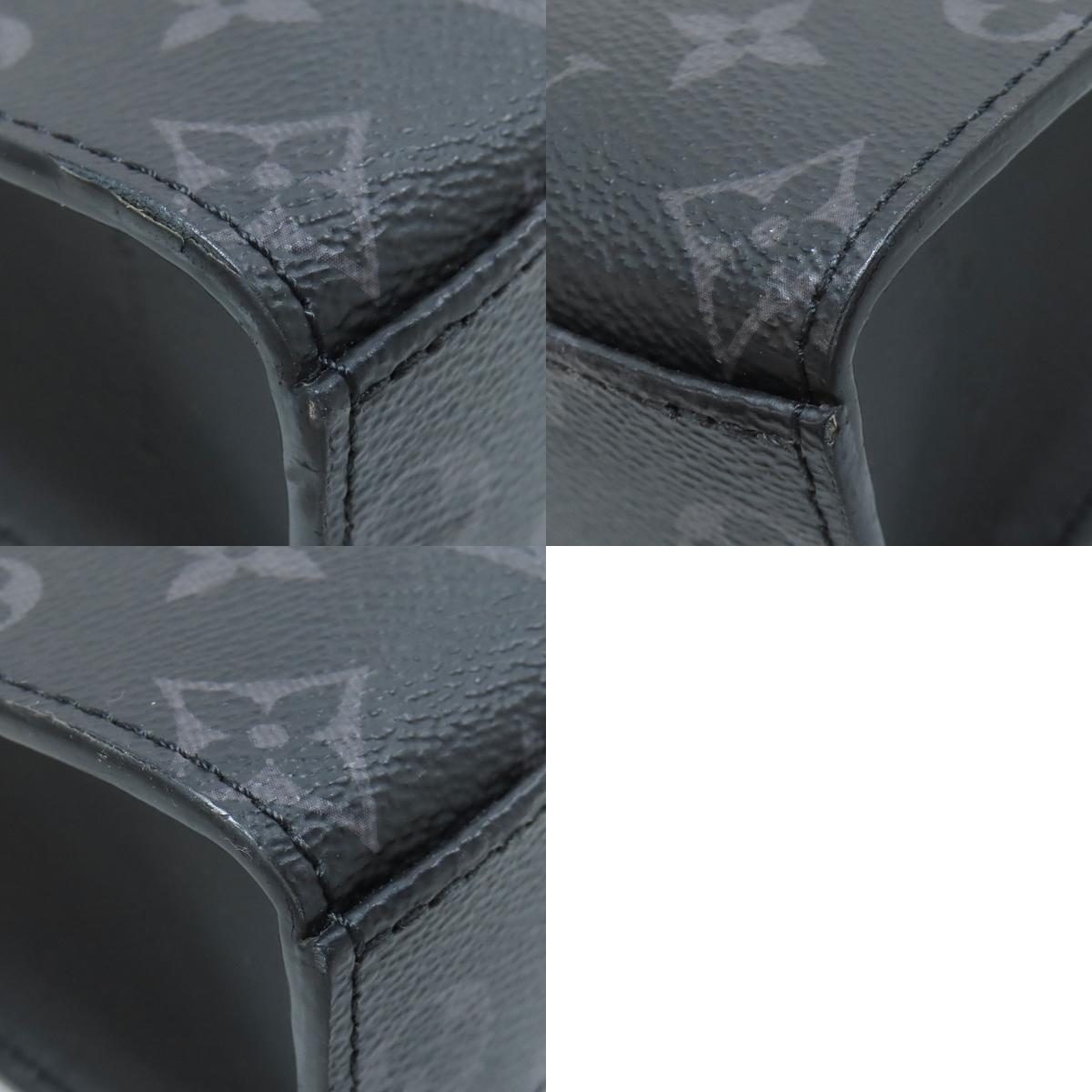 LOUIS VUITTON ルイヴィトン M46456 サックプラ・クロス ハンドバッグ モノグラムエクリプス メンズ 中古