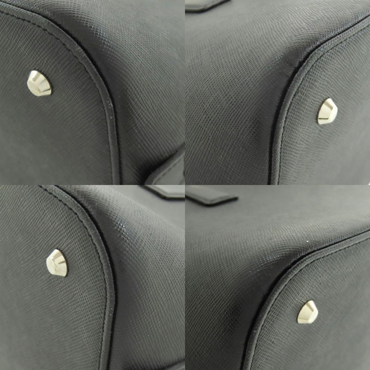 BURBERRY バーバリー ロゴ ハンドバッグ レザー レディース 中古