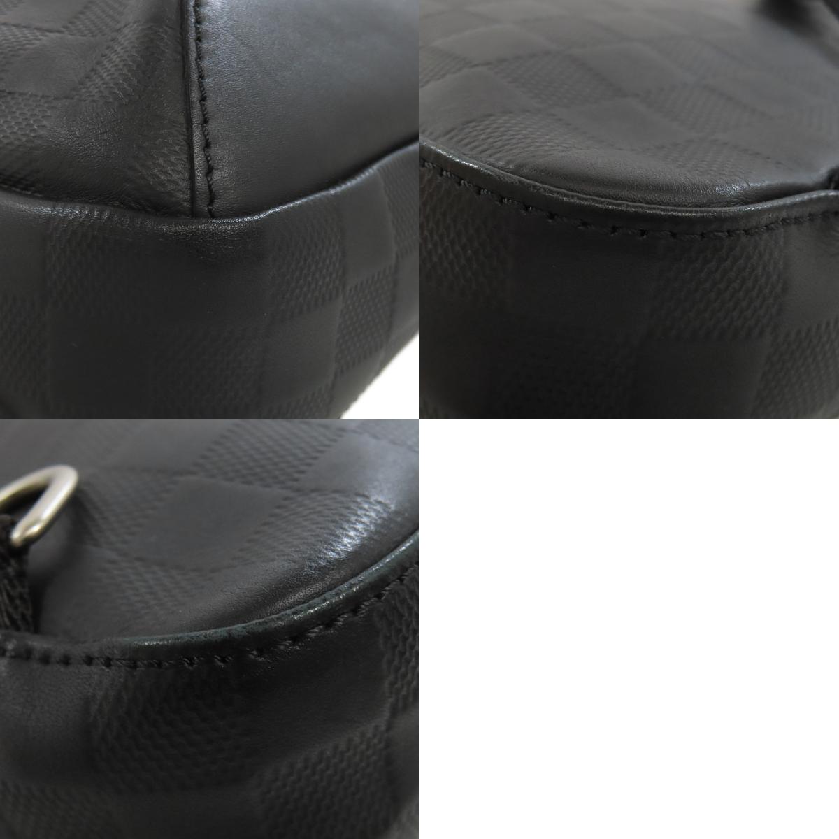 LOUIS VUITTON ルイヴィトン N41720 アヴェニュー・スリング ボディバッグ ダミエアンフィニ メンズ 中古