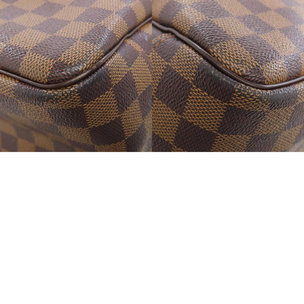 LOUIS VUITTON ルイヴィトン N47272 ドーヴィル スペシャルオーダー トートバッグ ダミエキャンバス レディース 中古