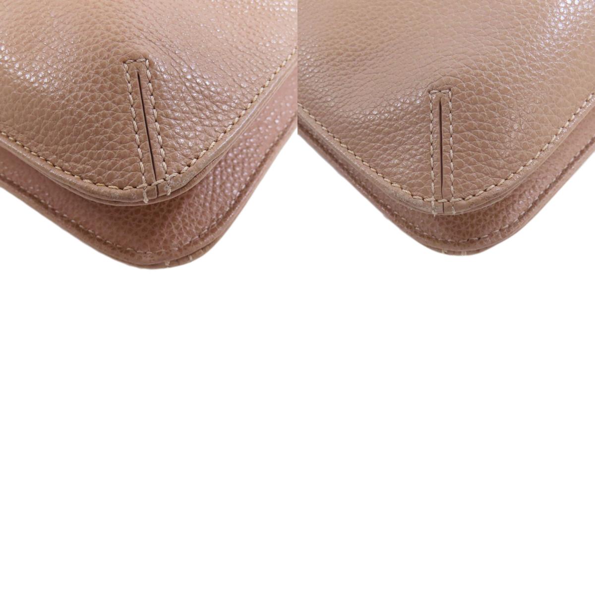 Longchamp ロンシャン ロゴ ショルダーバッグ レザー レディース 中古
