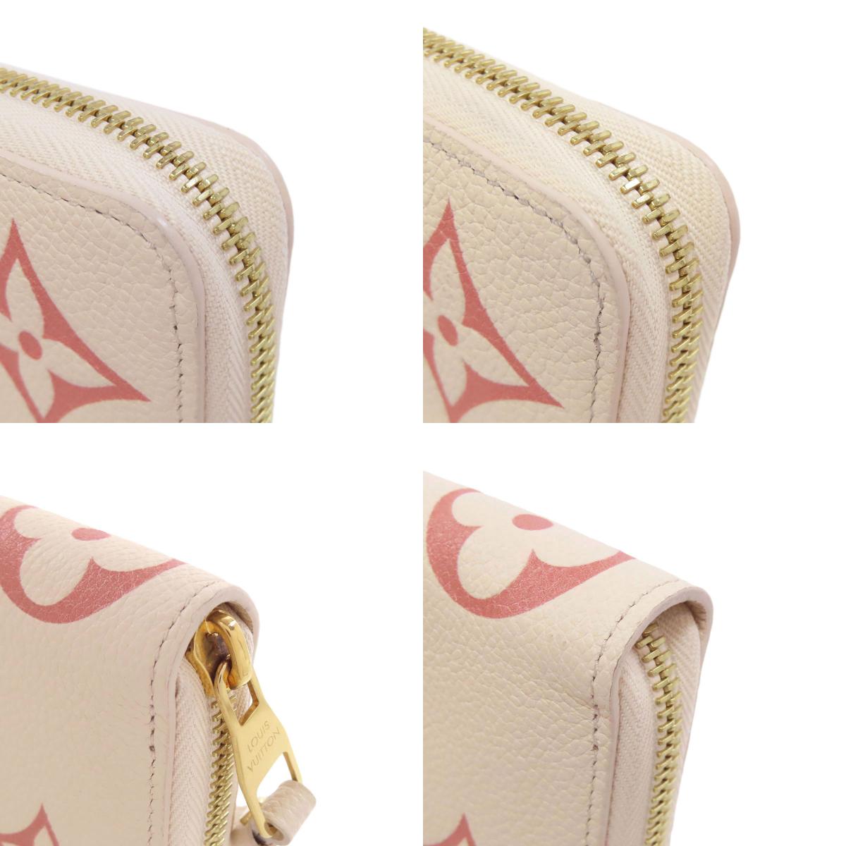LOUIS VUITTON ルイヴィトン M81914 ジッピー・ウォレット 長財布(小銭入れあり) アンプラント レディース 中古