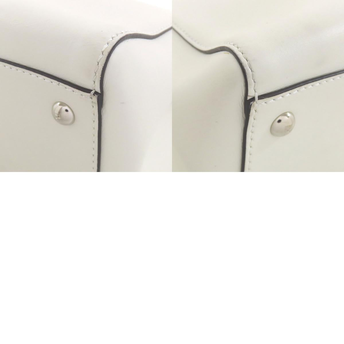 FENDI フェンディ ドットコム 2WAY ハンドバッグ カーフ レディース 中古