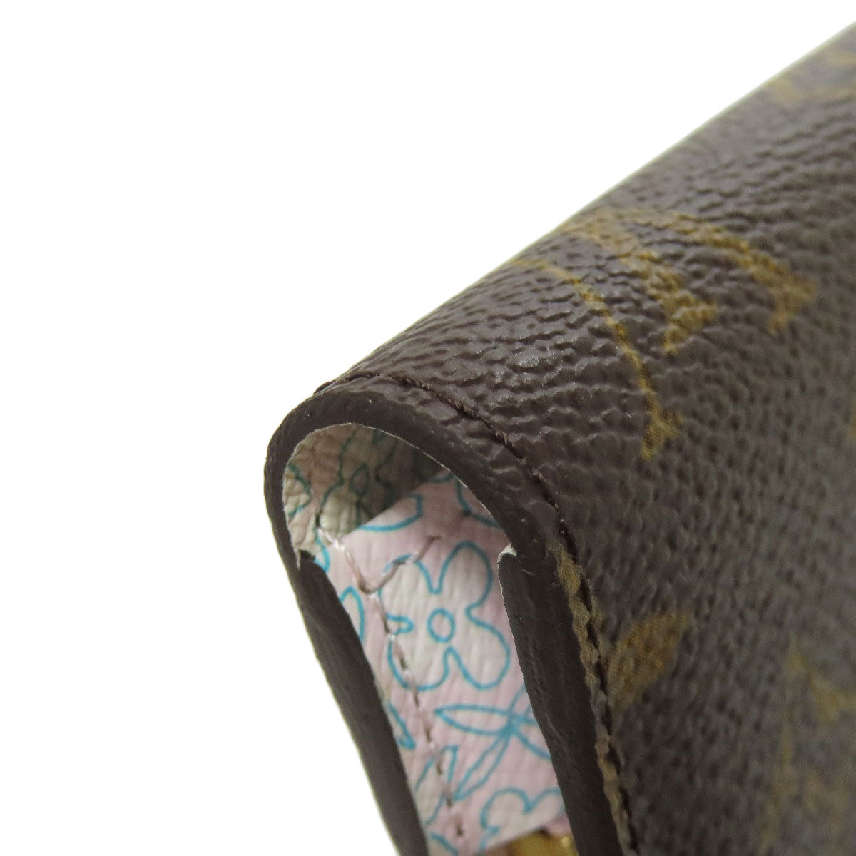 LOUIS VUITTON ルイヴィトン M60229 ポルトモネ・アンソリット フルリ 二つ折り財布(小銭入れあり) モノグラムキャンバス レディース 中古