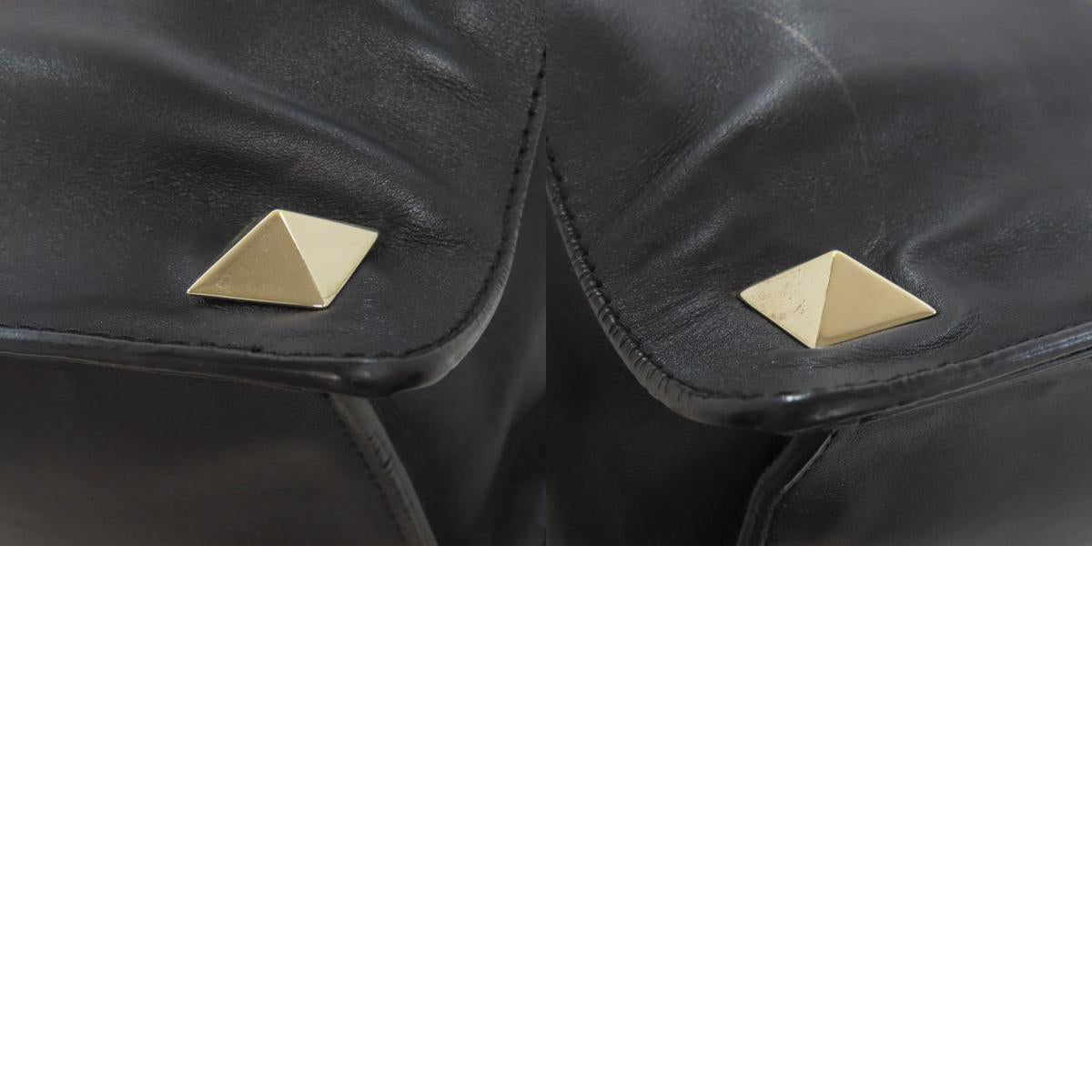 VALENTINO バレンティノ スタッズ トートバッグ カーフ レディース 中古