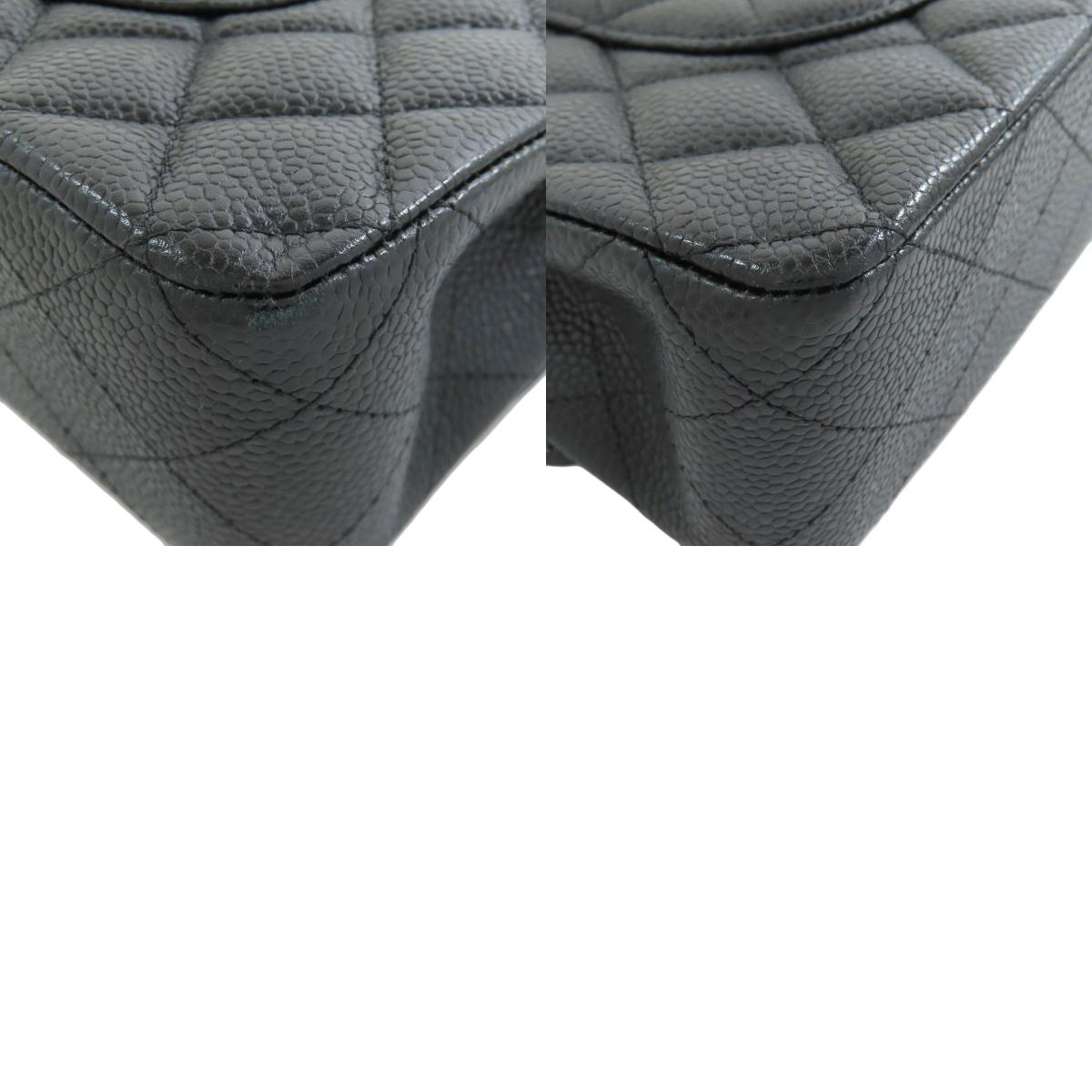 CHANEL シャネル チェーンショルダー マトラッセ ゴールド金具 ショルダーバッグ グレインド カーフスキン レディース 中古