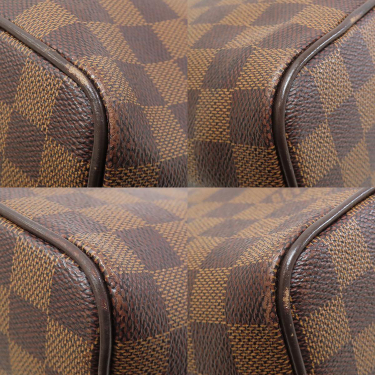 LOUIS VUITTON ルイヴィトン N41168 ベルガモMM ハンドバッグ ダミエキャンバス レディース 中古