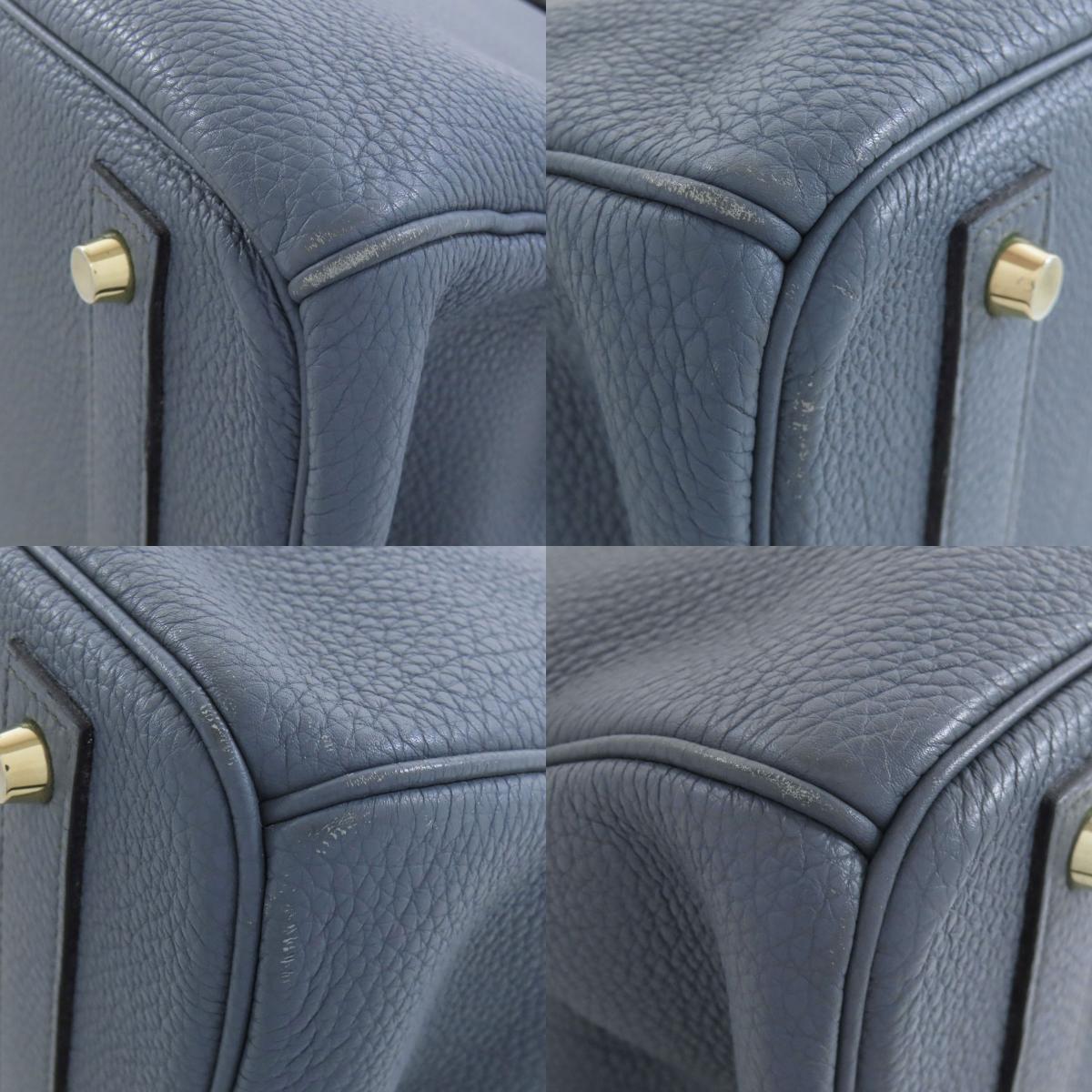 HERMES エルメス バーキン40 ゴールド金具 ハンドバッグ トゴ レディース 中古