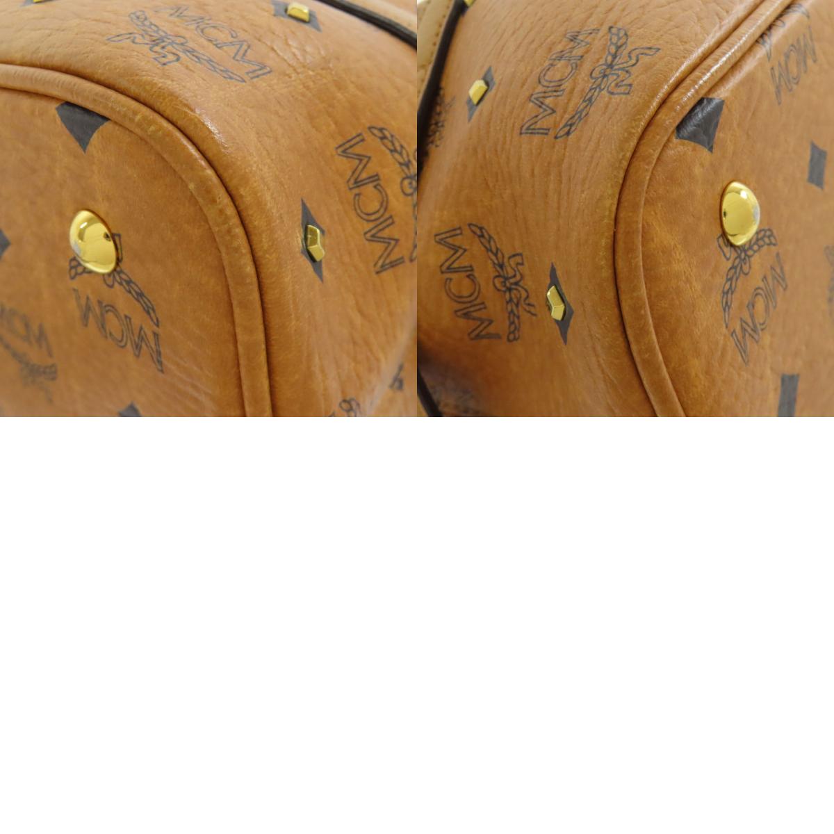 MCM エムシーエム 2WAY ハンドバッグ PVC レディース 中古