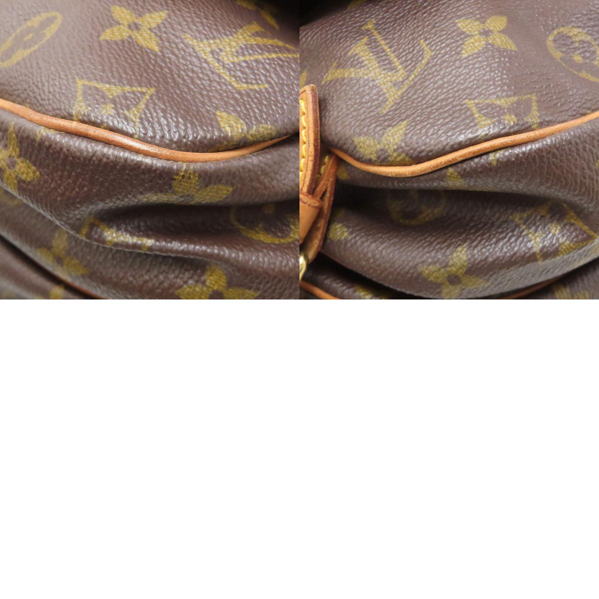 LOUIS VUITTON ルイヴィトン M40710 ソミュールMM ショルダーバッグ モノグラムキャンバス レディース 中古