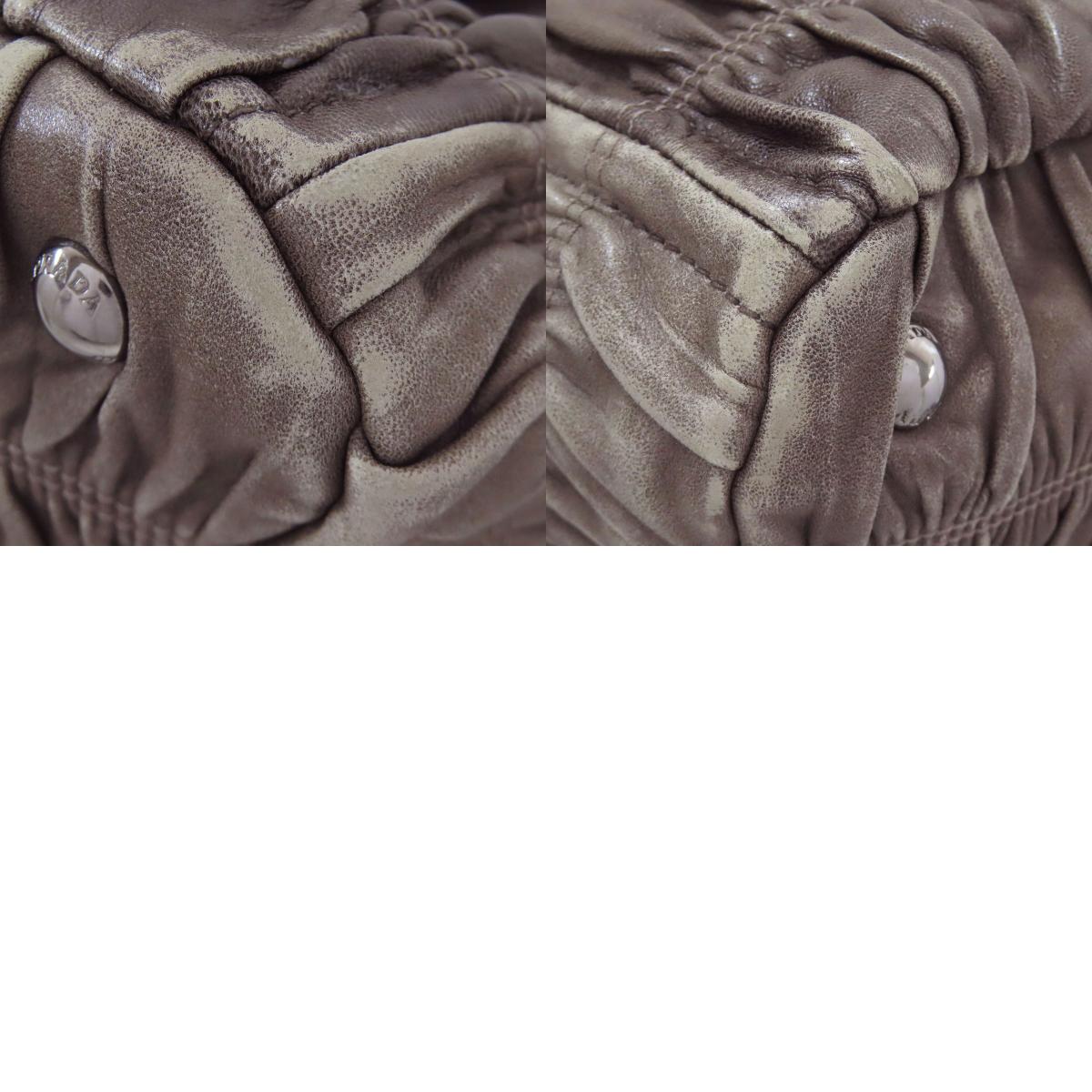 PRADA プラダ 2WAY ハンドバッグ カーフ レディース 中古