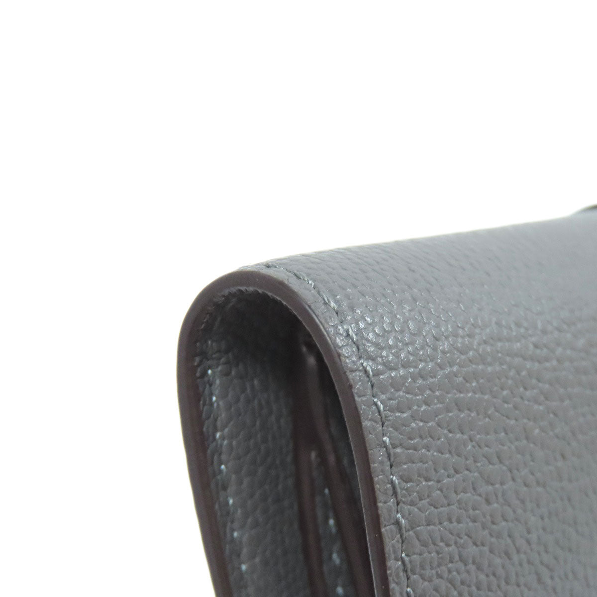 DELVAUX デルヴォー ブリヨン コンパクト ウォレット 二つ折り財布(小銭入れあり) カーフ レディース 中古