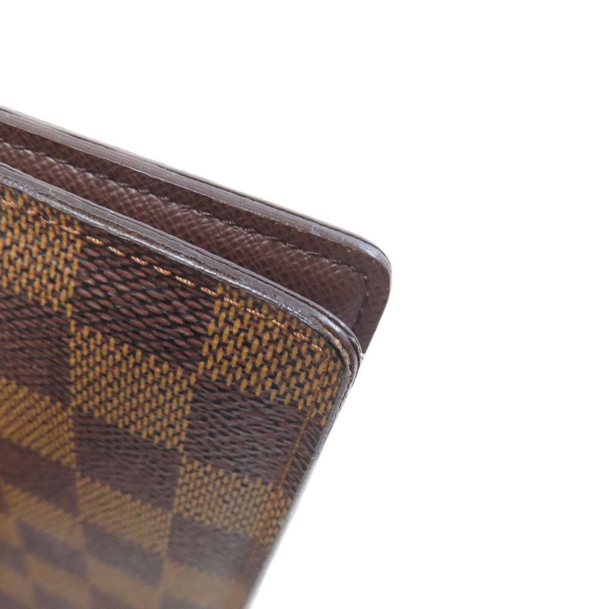LOUIS VUITTON ルイヴィトン N61823 ポルト・バルール・カルト・クレディ 二つ折り財布(小銭入れなし) ダミエキャンバス レディース 中古