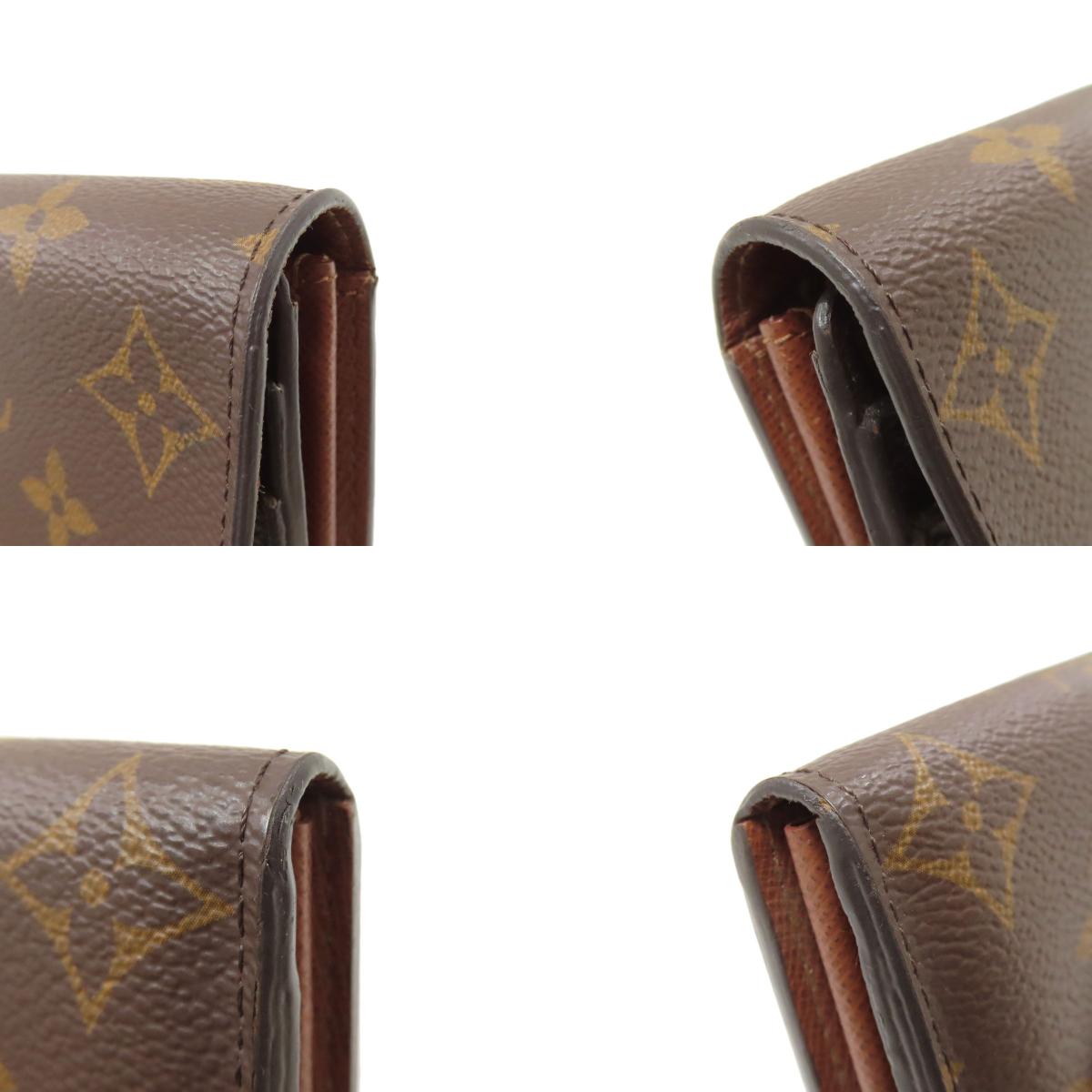 LOUIS VUITTON ルイヴィトン M60531 ポルトフォイユ・サラ 長財布(小銭入れあり) モノグラムキャンバス レディース 中古