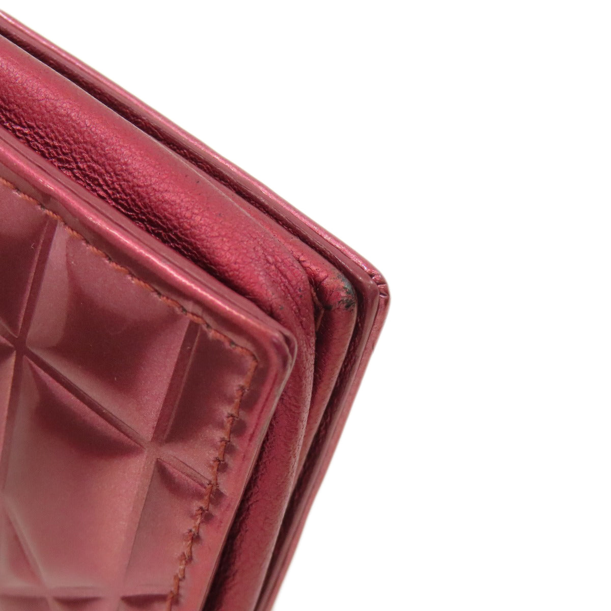 CHRISTIAN DIOR クリスチャンディオール カナージュ カードケース エナメル レディース 中古
