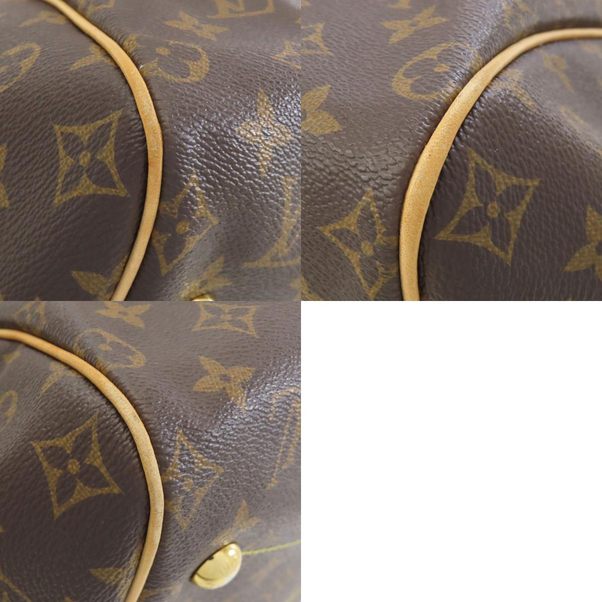 LOUIS VUITTON ルイヴィトン M40144 ティヴォリGM トートバッグ モノグラムキャンバス レディース 中古
