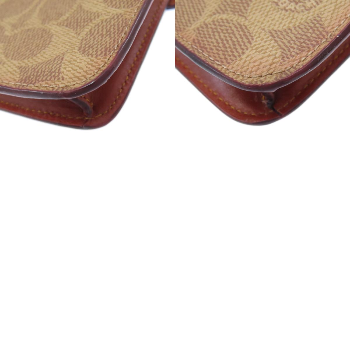 COACH コーチ 37458 ショルダーウォレット シグネチャー 長財布(小銭入れあり) PVC レディース 中古