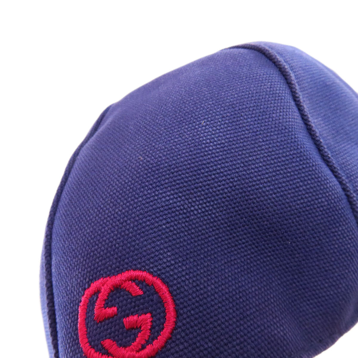 GUCCI グッチ ベースボールキャップ 帽子 コットン レディース 中古