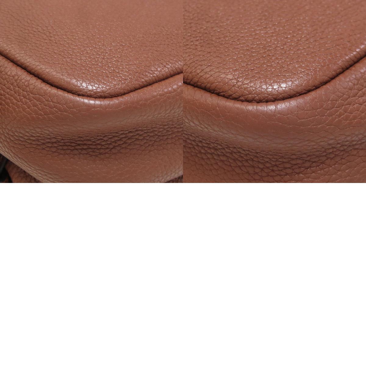 LOEWE ロエベ アナグラム ショルダーバッグ レザー レディース 中古