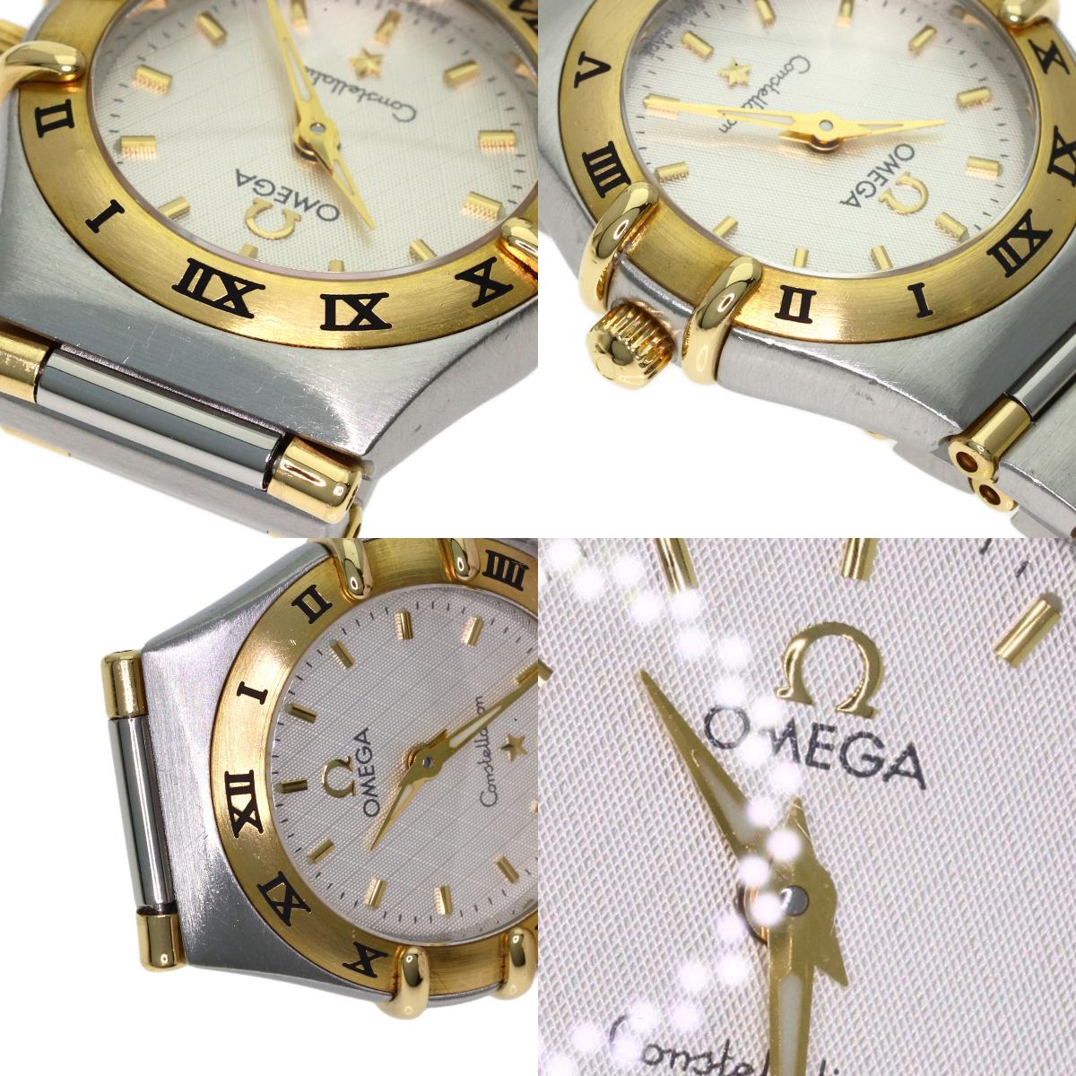 OMEGA オメガ 1372.30 コンステレーション ミニ 腕時計 SS レディース 中古