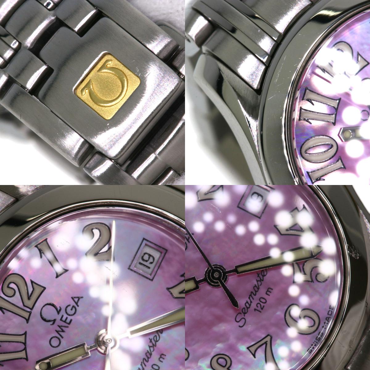 OMEGA オメガ 2581.66 シーマスター 120m 腕時計 SS レディース 中古
