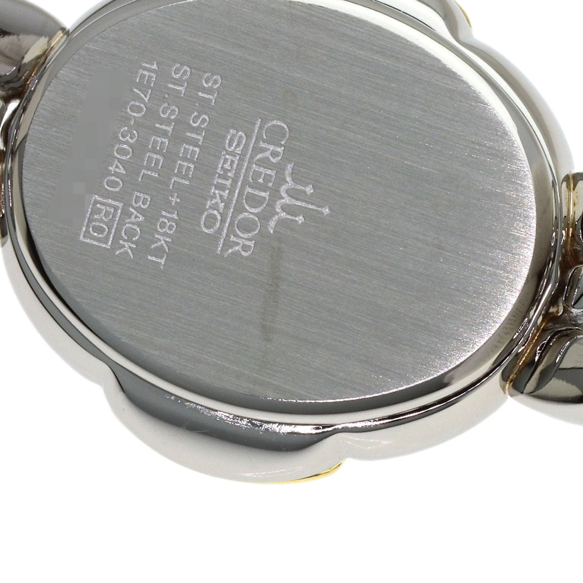 セイコー 1E70-3040 クレドール オーバル 8P ダイヤモンド 腕時計 中古 商品画像12